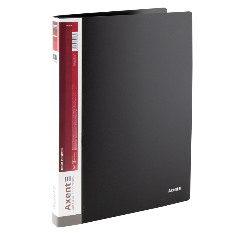 Папка на 2-х кольцах Axent 25 мм Черный (1207-01-A)