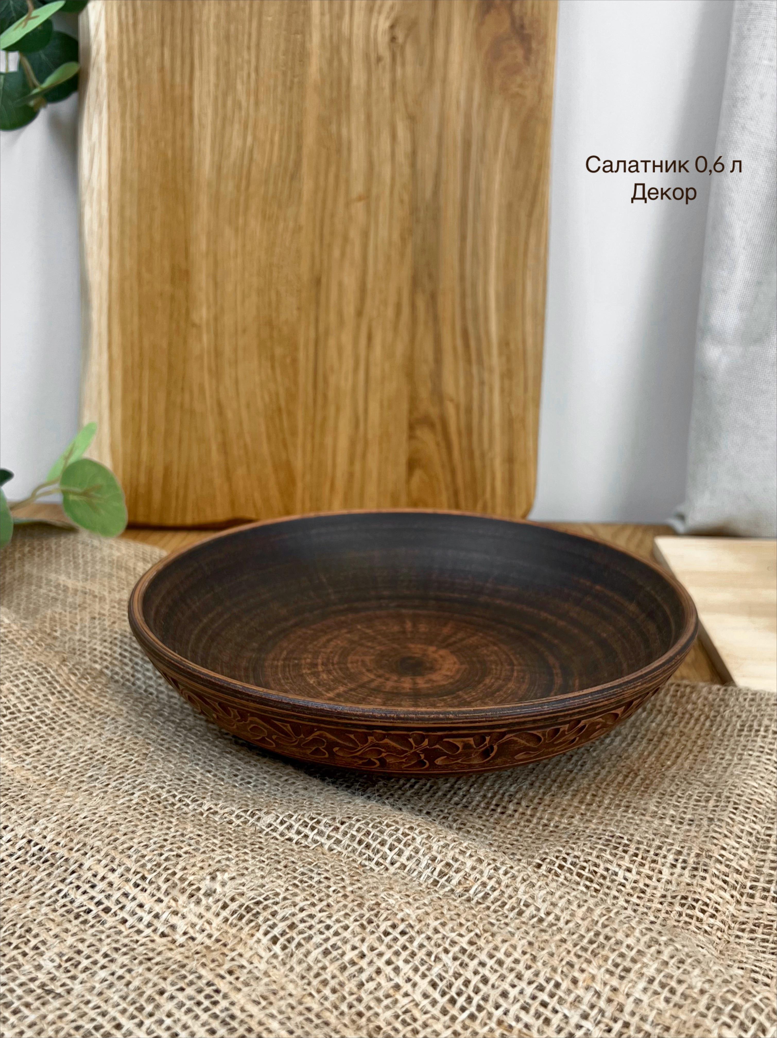 Набор керамической глиняной посуды Рождественский Двенадцать блюд большой декор (3129-4) - фото 17