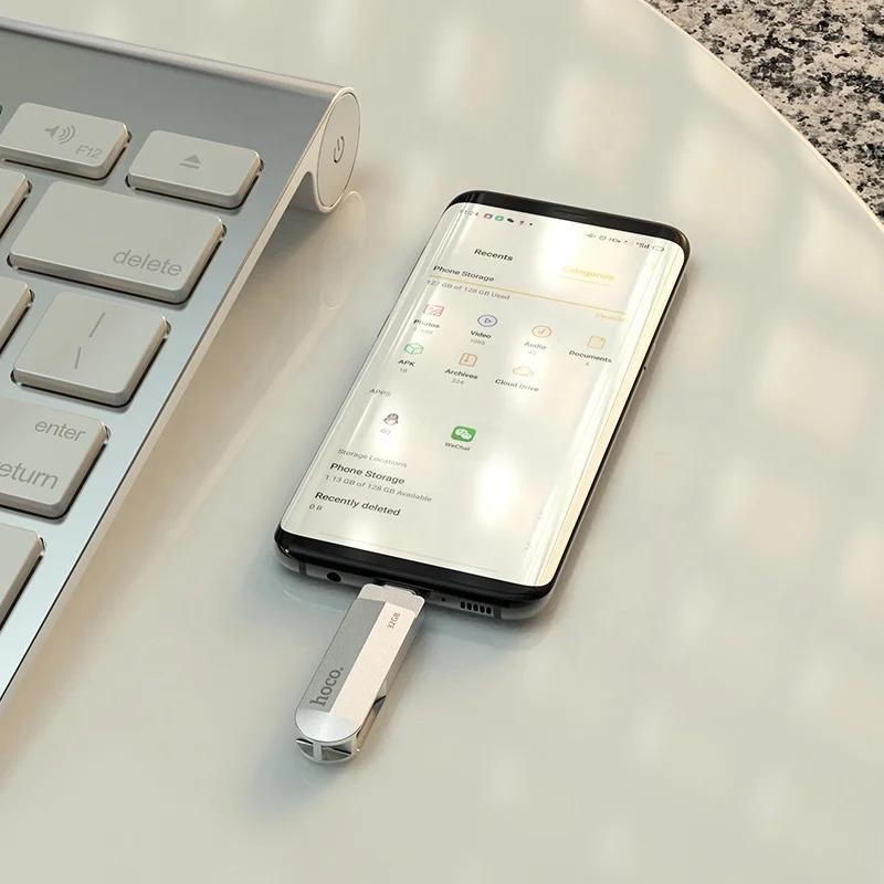 Флеш-пам'ять Hoco UD10 USB3.0 Type-C 128 GB (37633-01_414) - фото 7