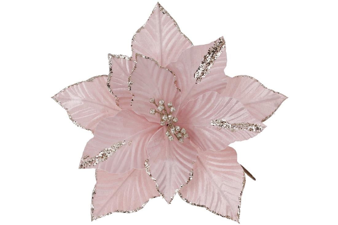 Квітка декоративна BonaDi Пуансетія 27 см (839-433)