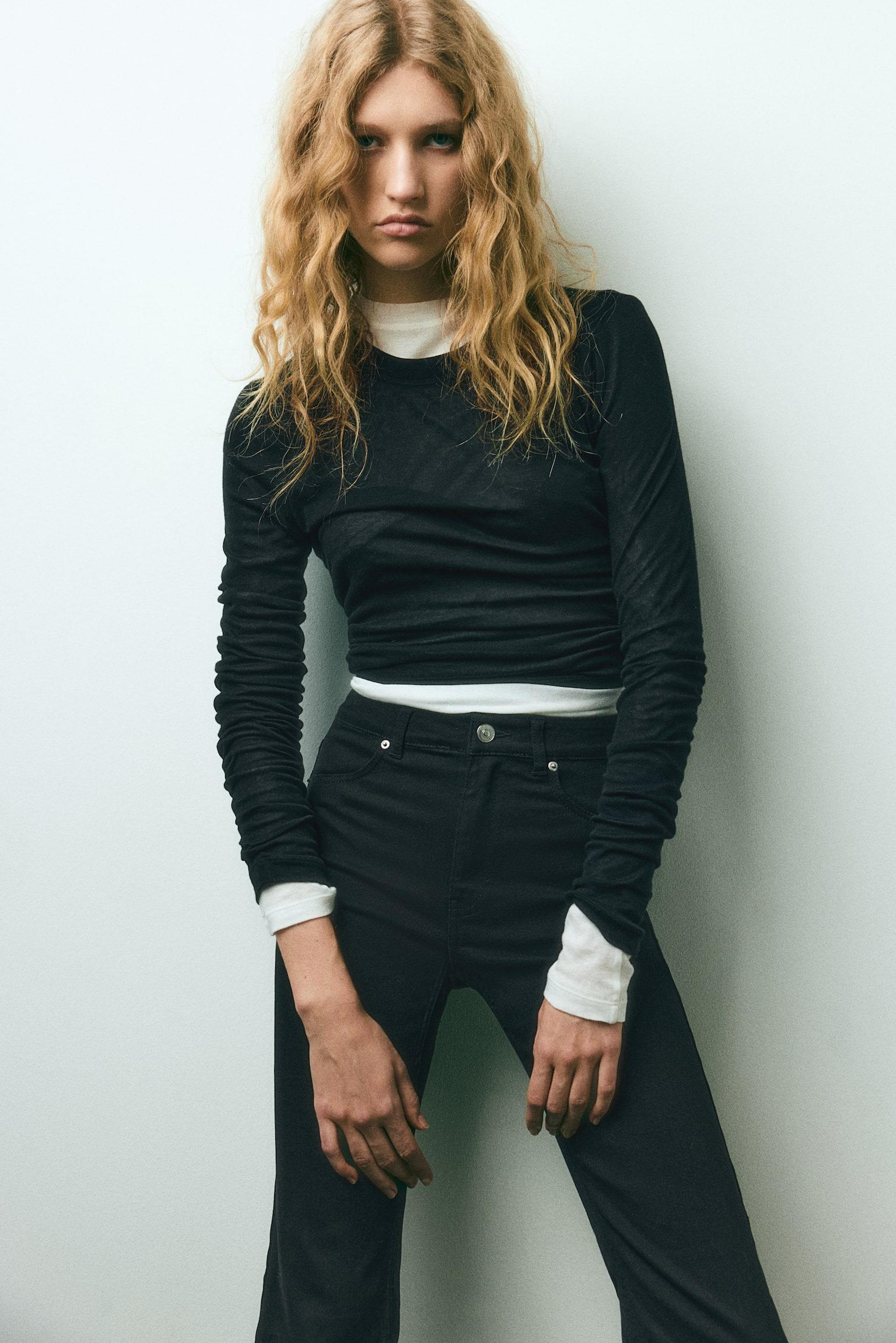 Джинси H&M 1206305П р. 38 Чорний (1111109407902) - фото 3