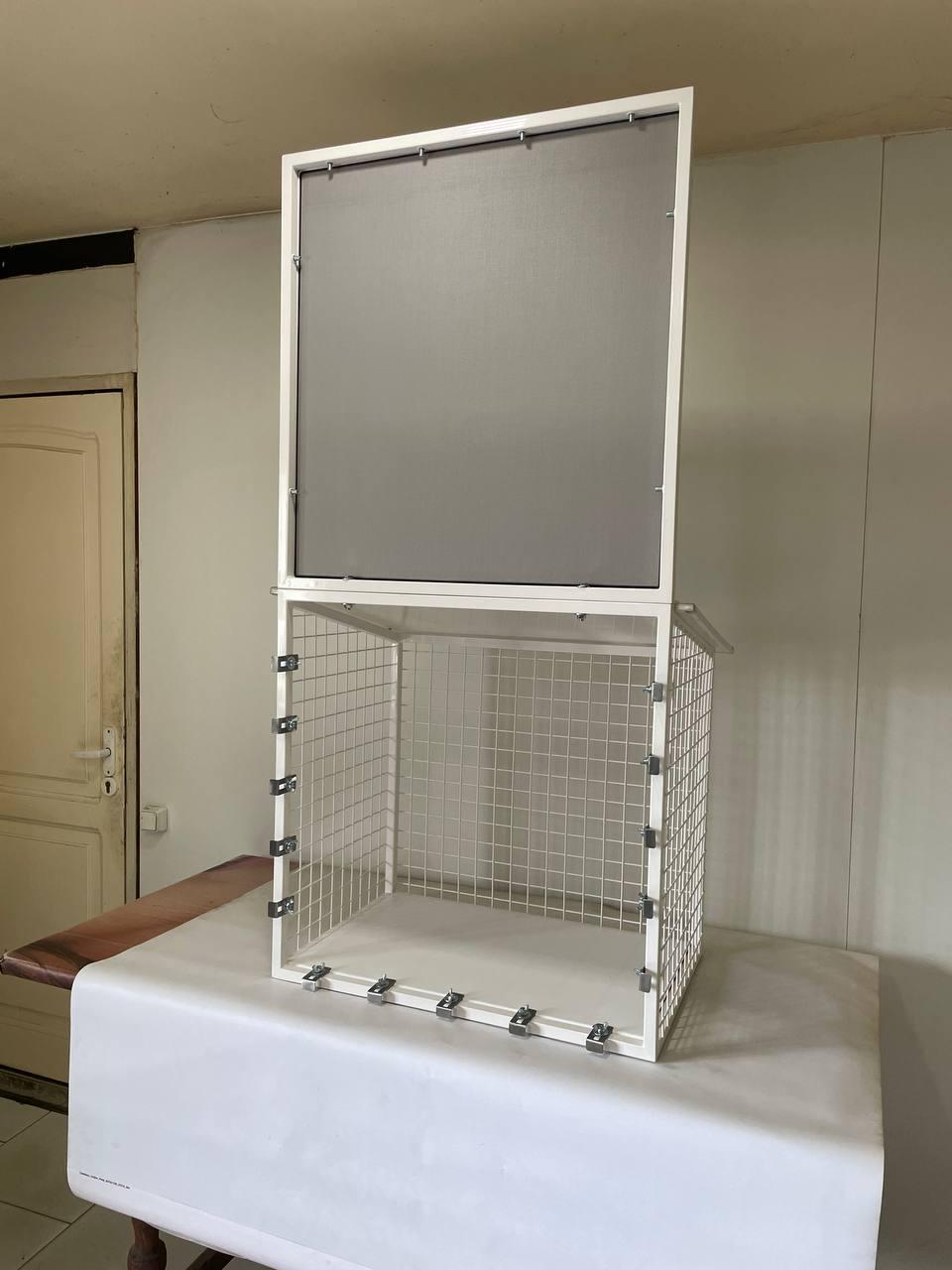 Балкон для котів підвісний прямокутний 490х420х640 см Білий (001) - фото 7 Балкон для котів підвісний прямокутний 490х420х640 см Білий (001) - фото 7