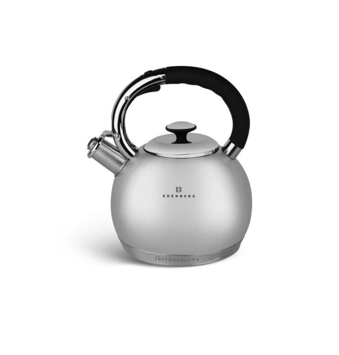 Чайник Edenberg EB7006B со свистком нержавеющая сталь 3 л (14525812)