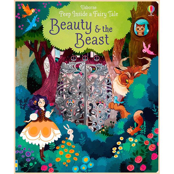 Книга Usborne "Peep Inside a Fairy Tale Beauty and the Beast" Anna Milbourne (ISBN:9781474920544)