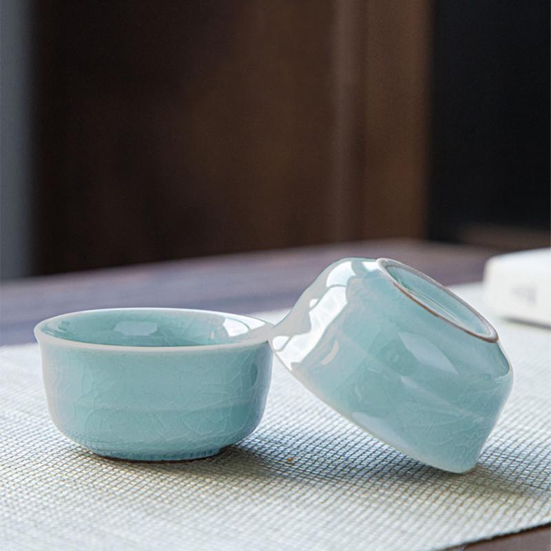 Набір для чайних церемоній UFT чайник/4 піали та чабань Blue (TSET10) - фото 3 Набір для чайних церемоній UFT чайник/4 піали та чабань Blue (TSET10) - фото 3