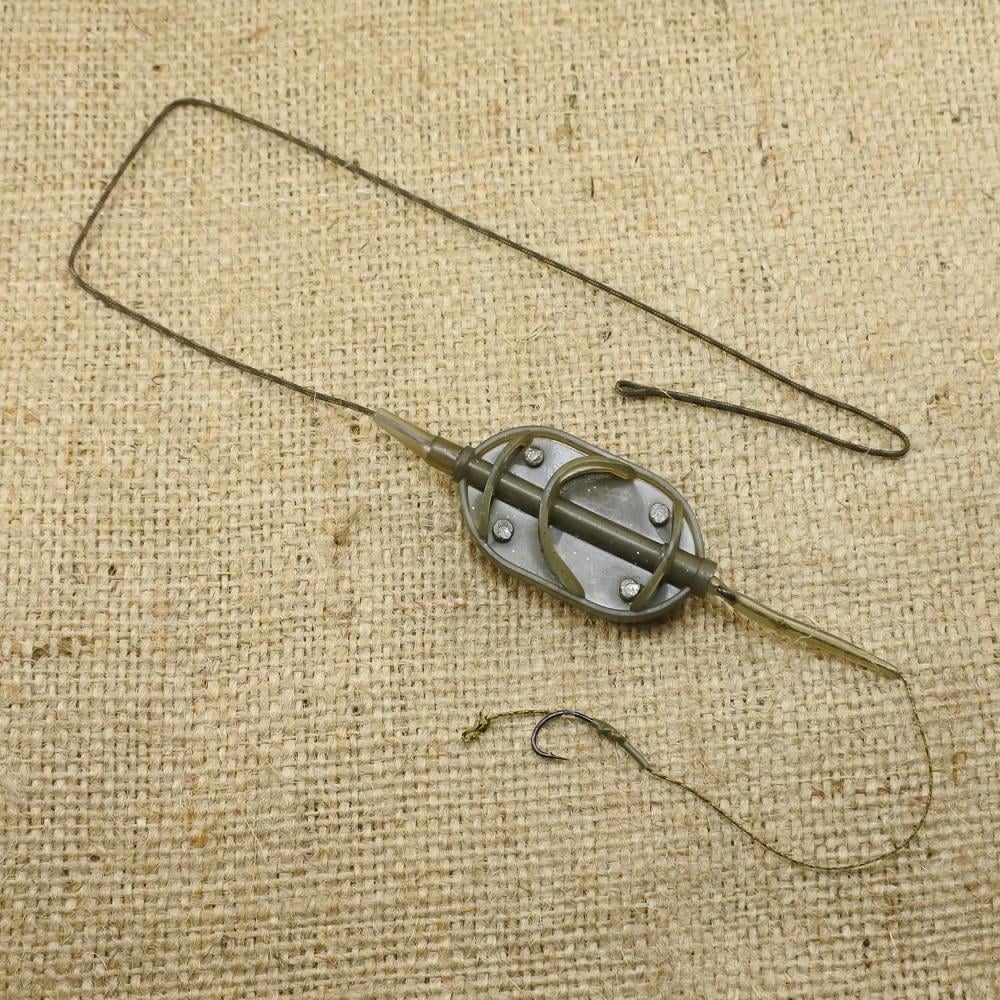 Оснастка карповая ORANGE #32 Arc Flat Metod Leadcore для бойла 60 г 1 шт. (3KB1612)