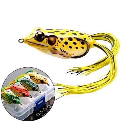 Набір із 4 воблерів жаба незацепляйка Nervous Frog 6/9г силікон (318312) - фото 2 Набір із 4 воблерів жаба незацепляйка Nervous Frog 6/9г силікон (318312) - фото 2