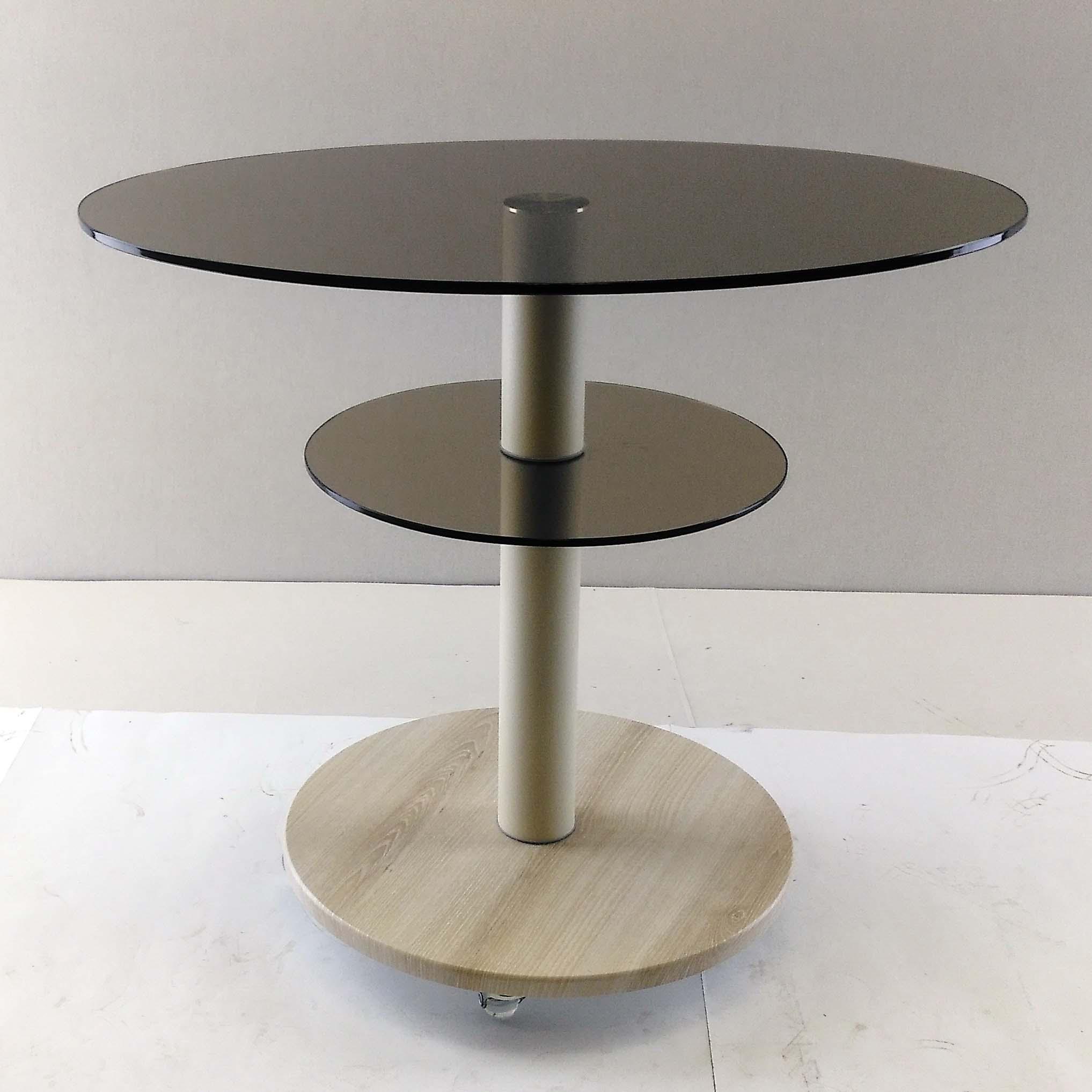 Стол журнальный стеклянный Commus Bravo Light 425 O bronza-pepel-bg60 Бежевый (422860184) - фото 7 Стол журнальный стеклянный Commus Bravo Light 425 O bronza-pepel-bg60 Бежевый (422860184) - фото 7