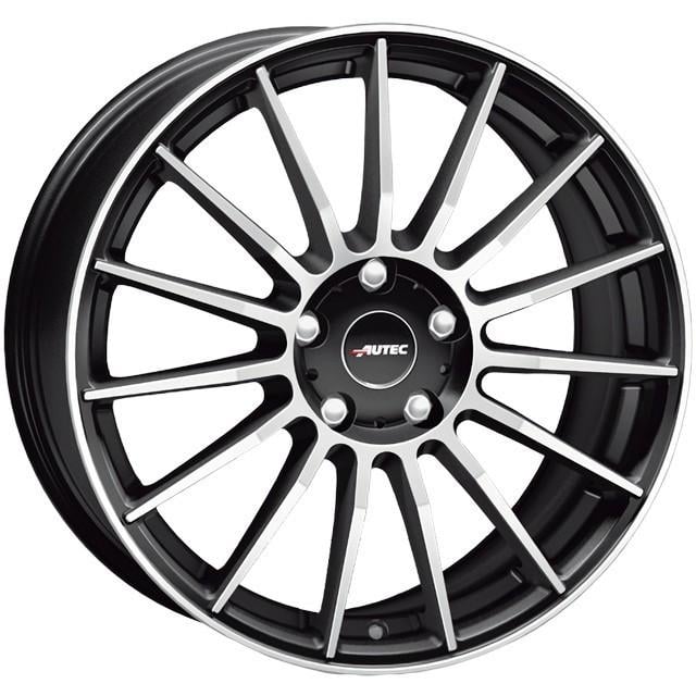Литые диски Autec Lamera 7,5x17 5x100 ET40 DIA70,1 Matt black polished