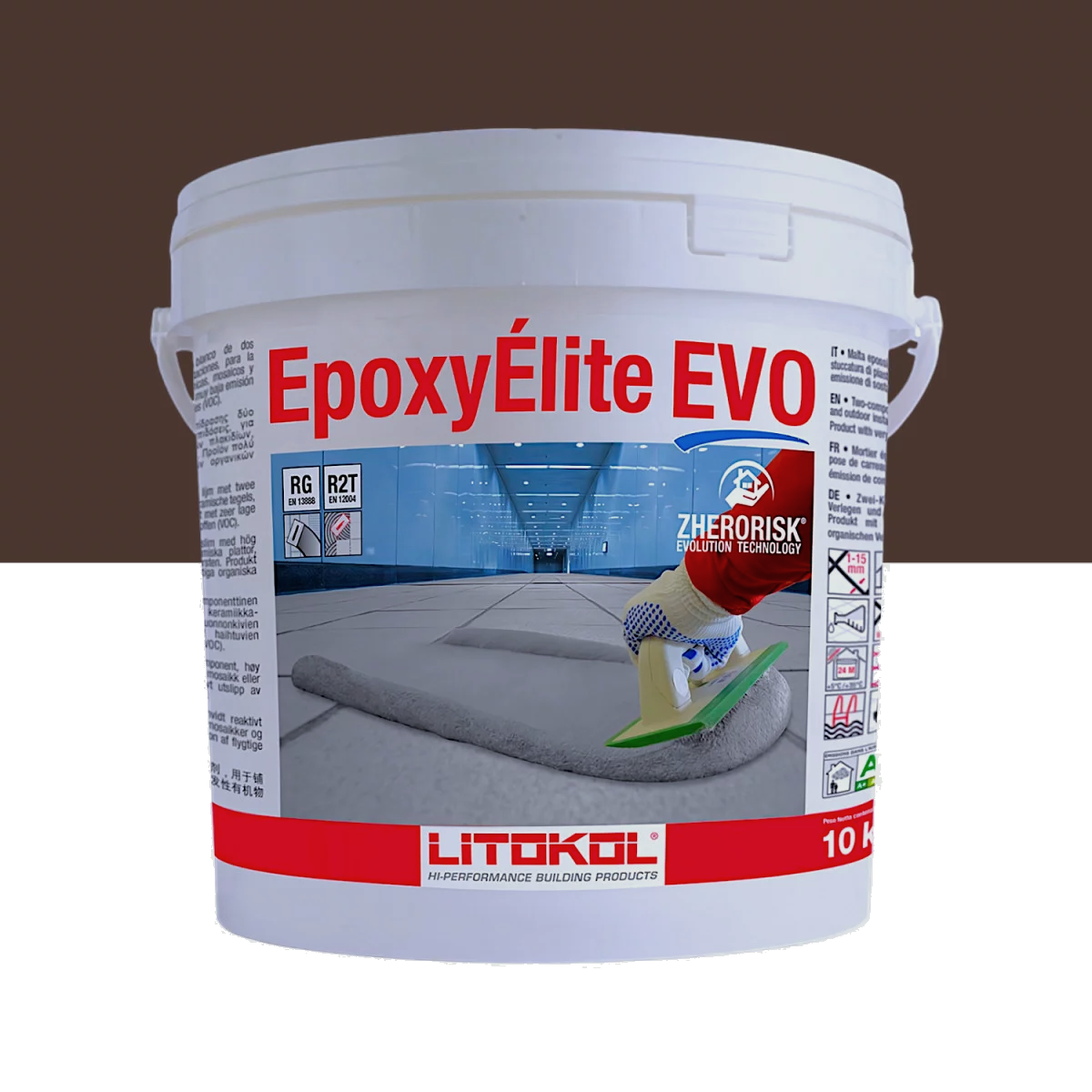 Затирка для швів плитки епоксидна Litokol EpoxyElite EVO 230 10 кг Какао