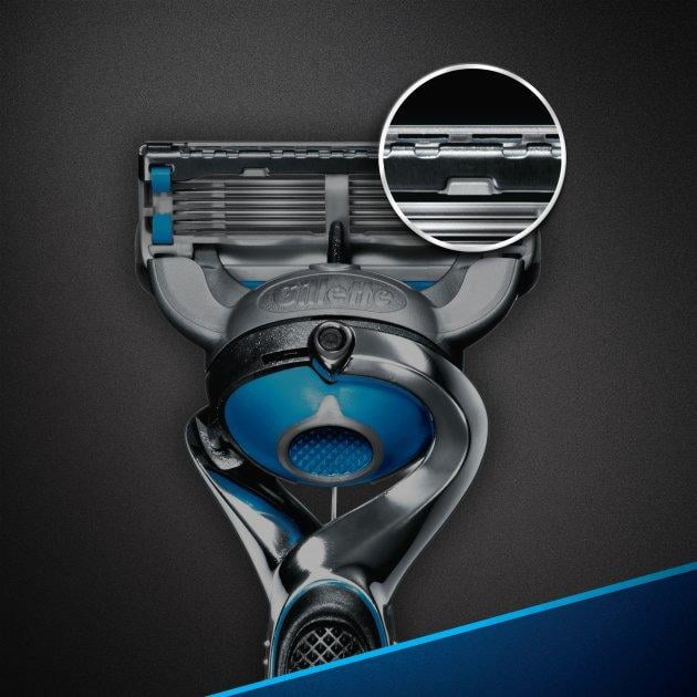 Картриджи сменные для бритья мужские Gillette Fusion5 ProShield Chill 4 шт. (8056862) - фото 6