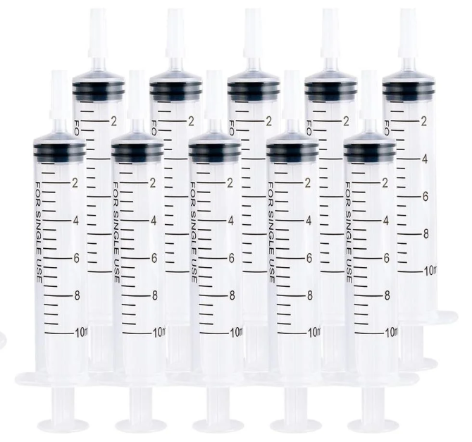 Шприц пластиковий із наконечником для перорального застосування без голки 10 мл 30 шт.