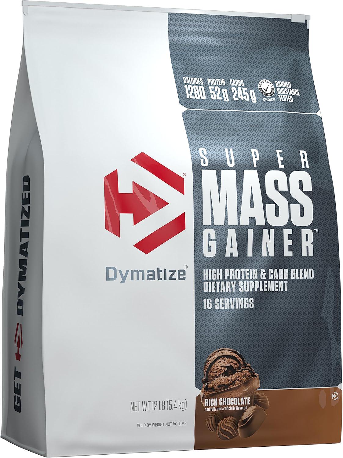 Гейнер Dymatize Super Mass Gainer Rich Chocolate 5,4 кг - фото 1