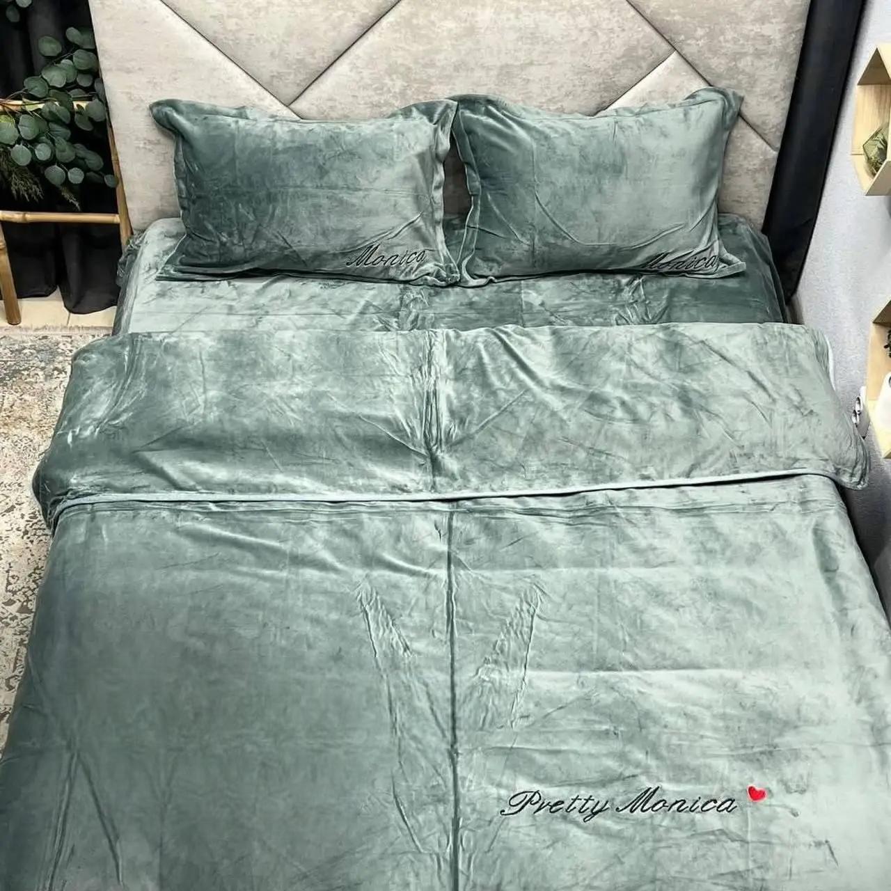 Комплект постельного белья 200х230 см наволочка 50х70 см 2 шт. Морская волна (П4К-monEV-002-04)