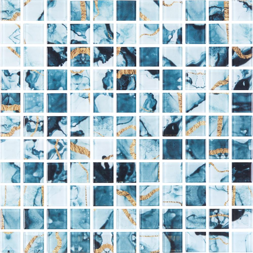 Мозаїка скляна Kotto Ceramica GMP 0825033 С Print 37 300x300x8 мм/25x25 мм