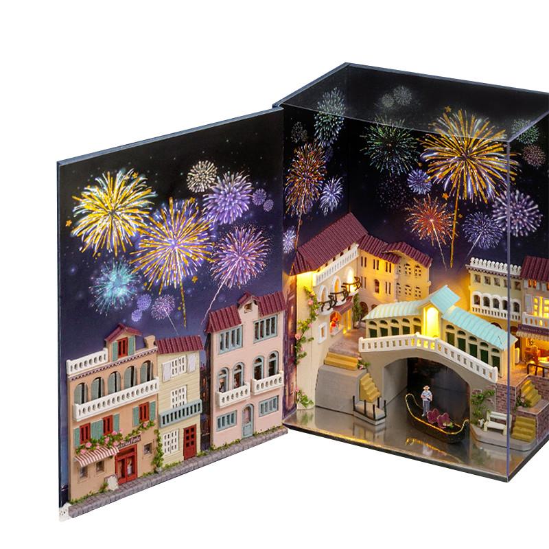 Кукольный дом конструктор в книге DIY Cute Room N-001 Венеция