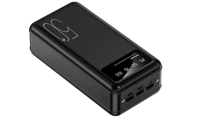 Повербанк Viaking Smart-Quality N7 на 3 разъема с фонариком и LCD дисплеем 50000 mAh Черный (18737104) Повербанк Viaking Smart-Quality N7 на 3 разъема с фонариком и LCD дисплеем 50000 mAh Черный (18737104)