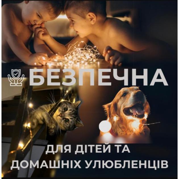 Гірлянда Роса Зелений дріт - USB, з пультом д/в, тепле світло, 20 м, 200 діодів ROS20/200 - фото 5 Гірлянда Роса Зелений дріт - USB, з пультом д/в, тепле світло, 20 м, 200 діодів ROS20/200 - фото 5