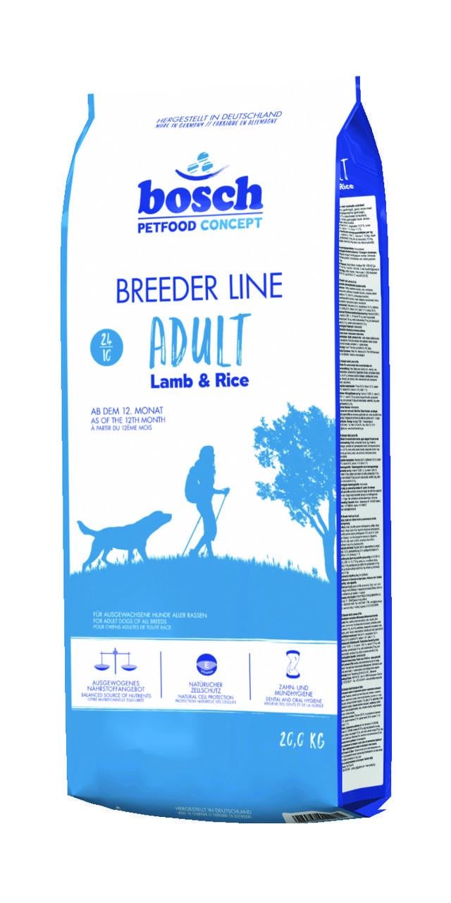 Корм для собак Breeder Lamb and Rice с ягненком для взрослых собак 20 кг (966217488)