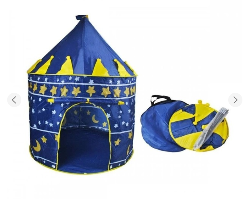 Детская палатка игровая Замок шатер Синий (45Bblu) - фото 3