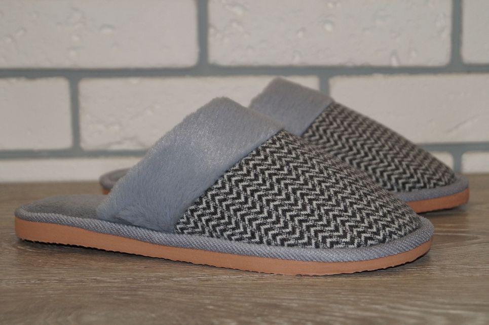 Тапочки мужские домашние Sollaza р. 39/40 25,5 см Серый (31424-3940)