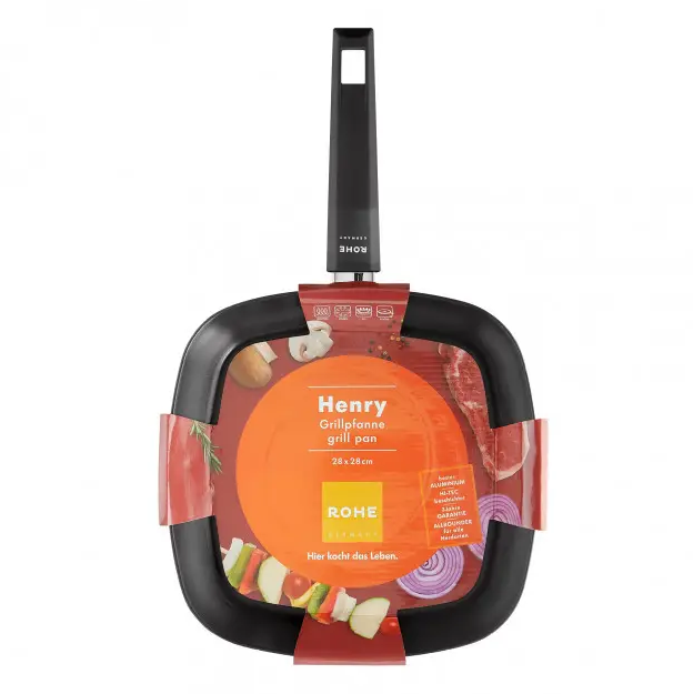 Сковорідка-гриль Henry grill pan germany 28х28 см (id_1701)