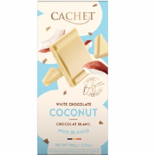 Шоколад белый Cachet Coconut White 21434 100 г (00826) Шоколад белый Cachet Coconut White 21434 100 г (00826)