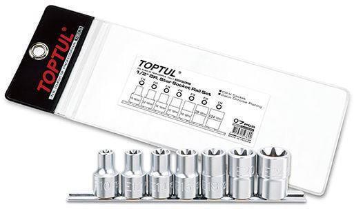 Набір головок Toptul TP GAAG0704 TORX 1/2" 7 шт.