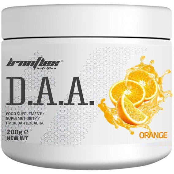 Тестостероновий бустер IronFlex D.A.A. 200 г 57 порцій Orange