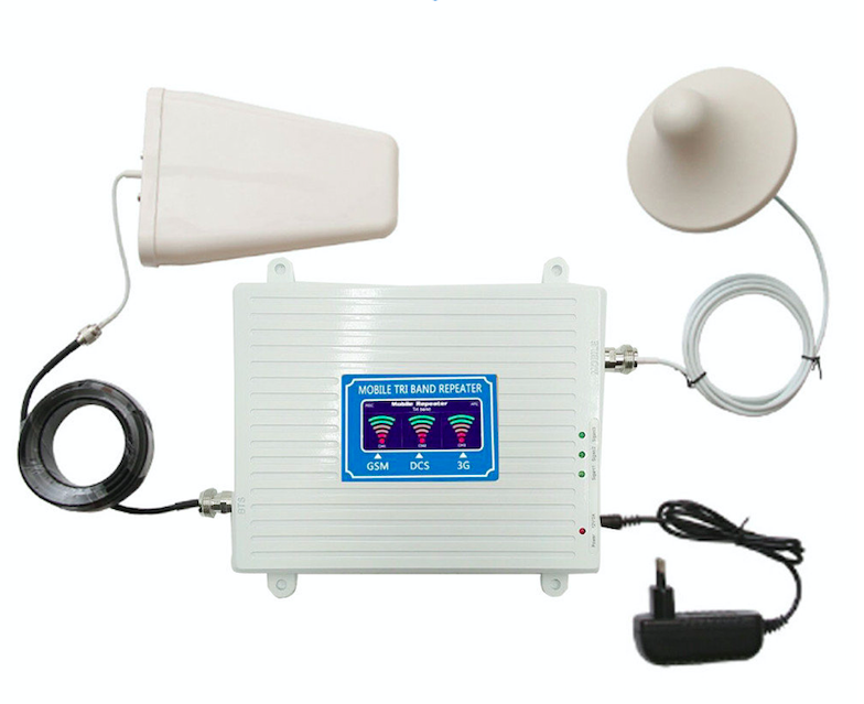 Репитер мобильной связи 2-диапазонный GSM 3G 4G LTE 1800 МГц 2100 МГц KW20 сотовой связи 2g/3g/4g 65dB (500904)