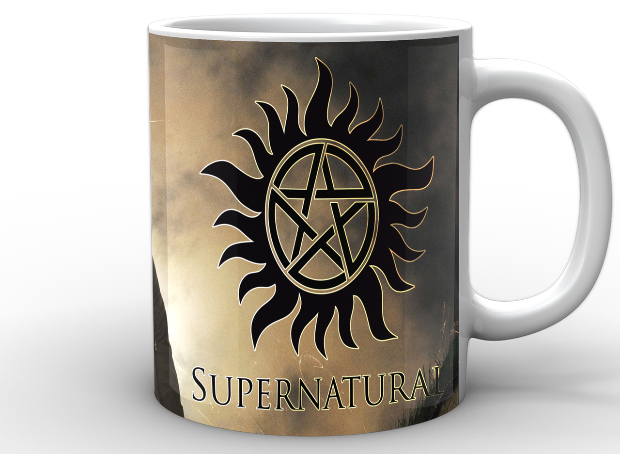 Чашка GeekLand Supernatural Кастиэль 330 мл Белый (SN.02.049)