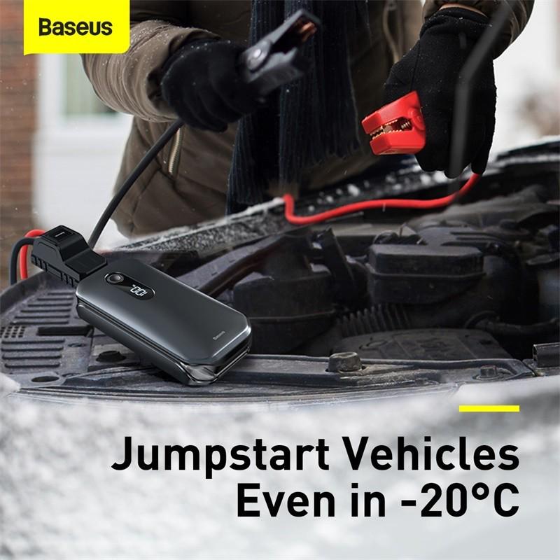 Устройство пусковое Baseus Super Energy Pro Car 1000 A/12000 mAh/1 USB/1Type-C/3A (CRJS03-01) - фото 6