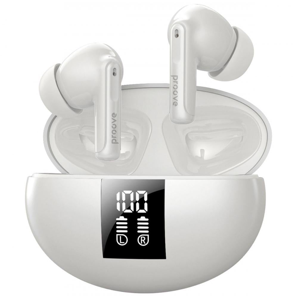 Навушники бездротові Proove Thunder Buds SE TWS with ANC APP White