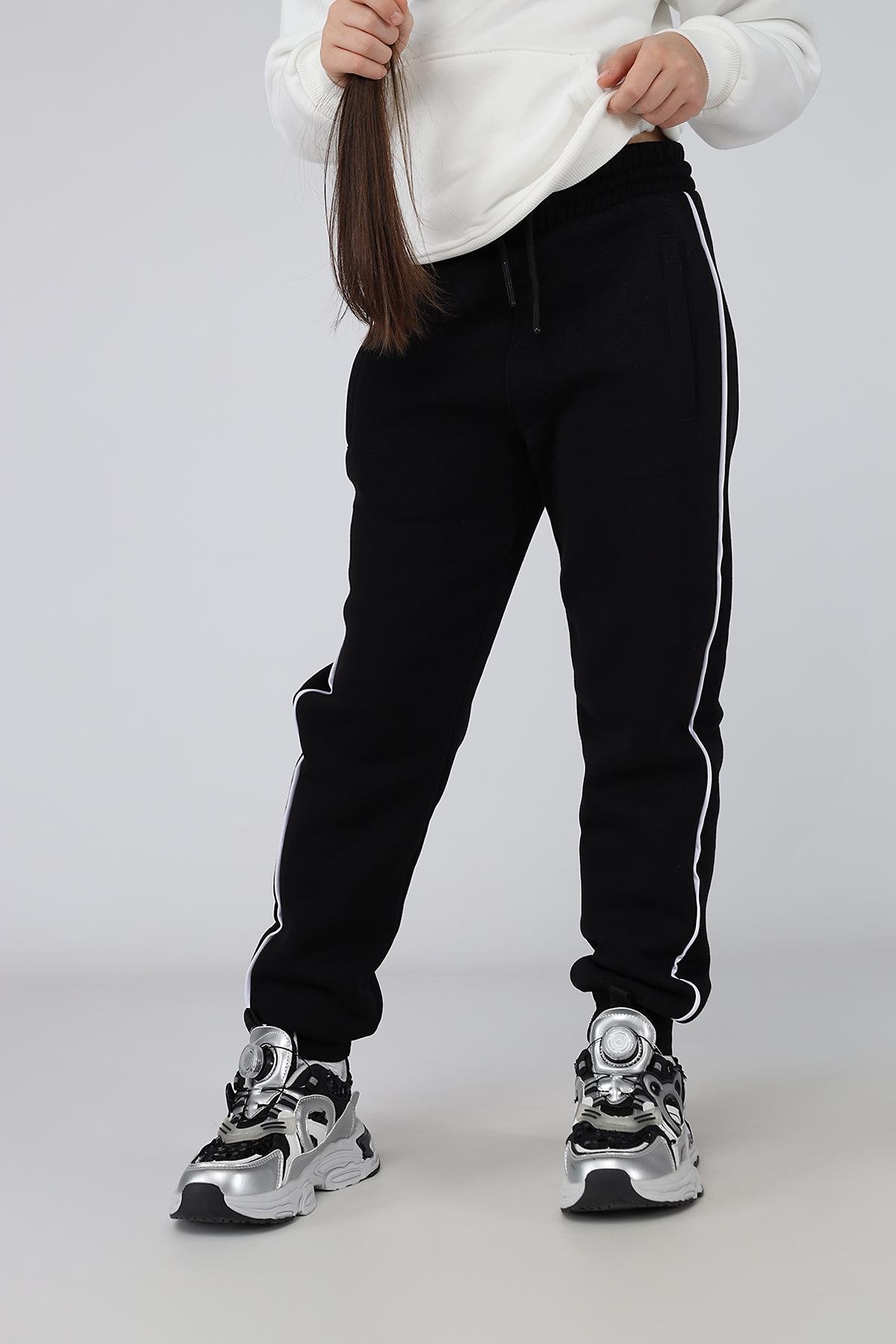 Брюки спортивные для девочки 122 см Черный (ЦБ-00286449) Брюки спортивные для девочки 122 см Черный (ЦБ-00286449)