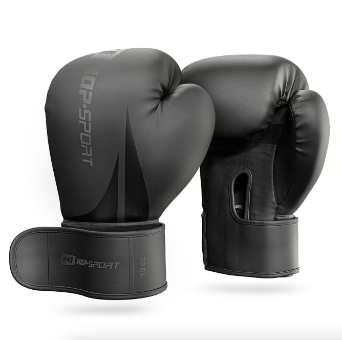 Боксерские перчатки Hop-Sport HS-BG10 10oz Черный (4960)