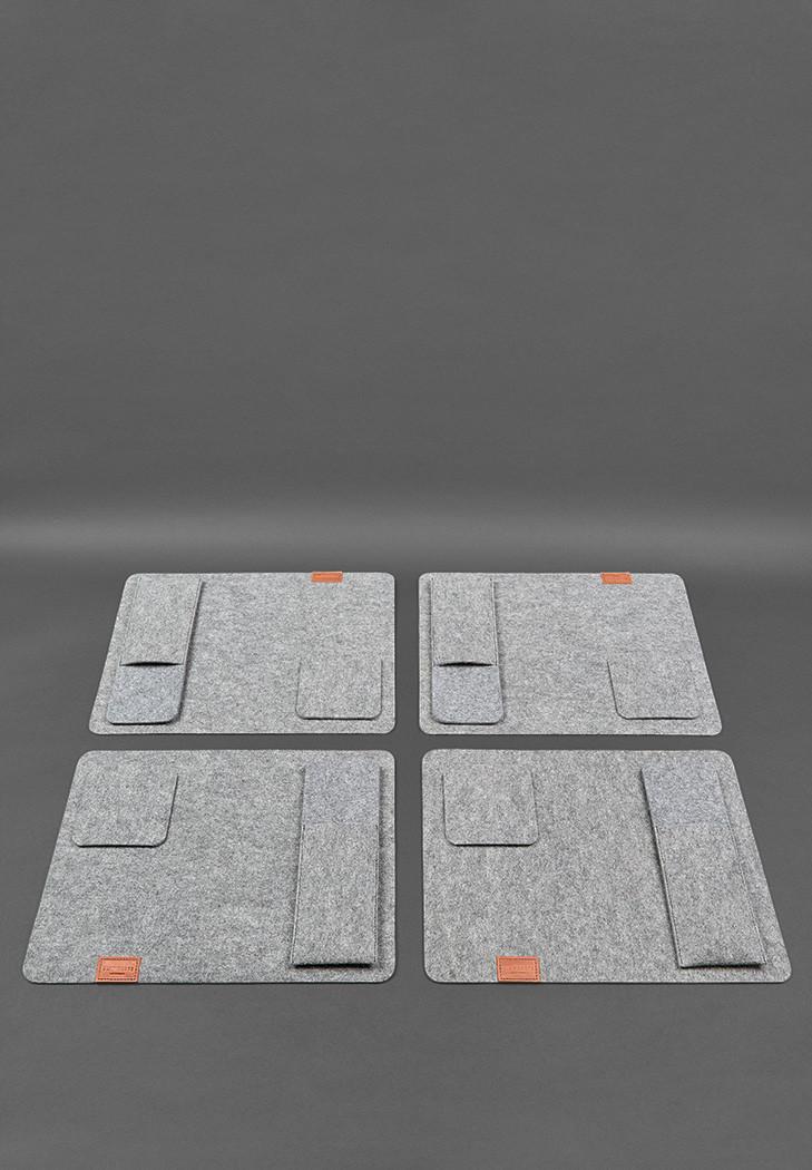 Набор для сервировки стола на 4 персоны Светло-коричневый (A-028202) - фото 4 Набор для сервировки стола на 4 персоны Светло-коричневый (A-028202) - фото 4