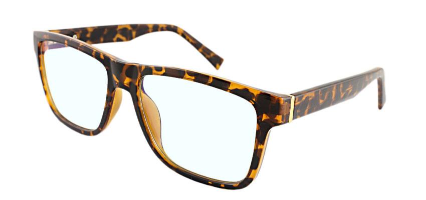 Очки для работы на компьютере Leke Blue Bloсker в пластиковой оправе с насадкой polarized 2100 (41428)