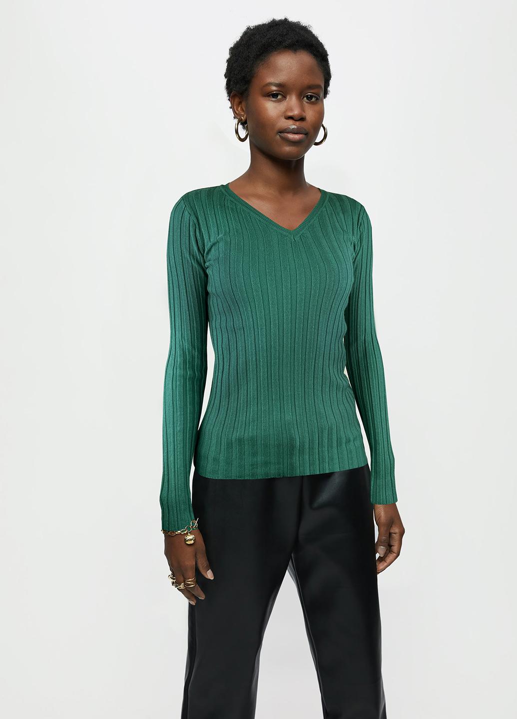 Пуловер Moni&Co L-XL Изумрудный (681503b48)