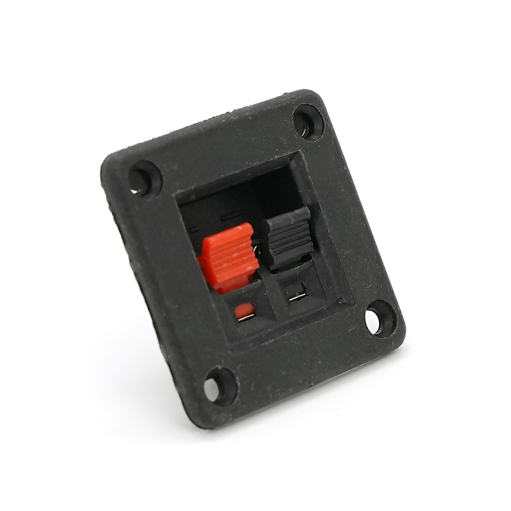 Затискач Voltronic 2-pin JR6258A для динаміка 42x42 мм Чорний (15160)