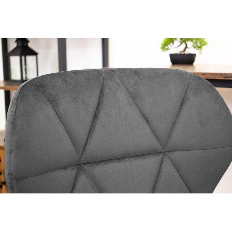 Кресло на колесах велюр Серый/Черный (333270) - фото 6 Кресло на колесах велюр Серый/Черный (333270) - фото 6