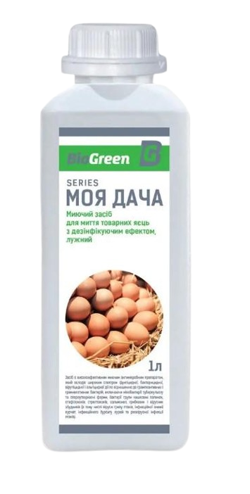 Концентрат для обработки яиц BioGreen щелочной 1 л - фото 1