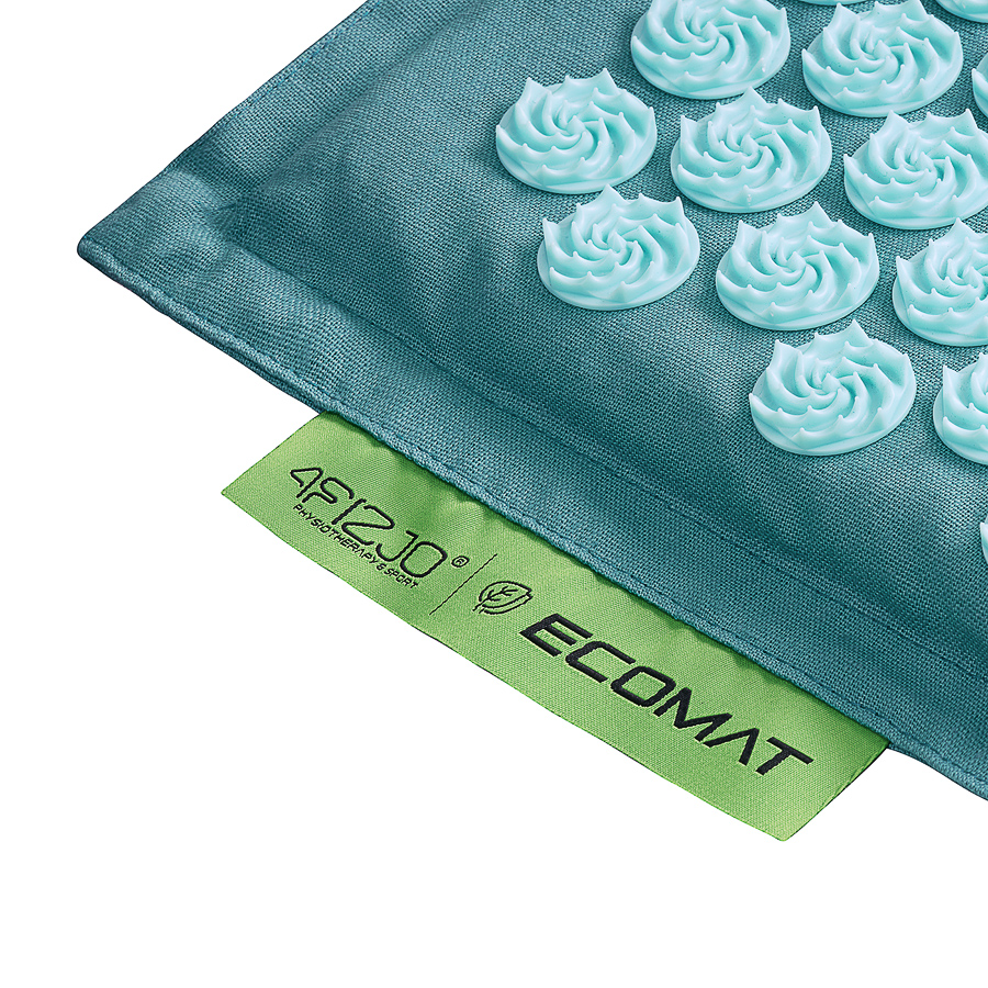 Коврик акупунктурный 4fizjo Eco Mat с подушкой 68x42 см Turquoise (4FJ0180) - фото 3
