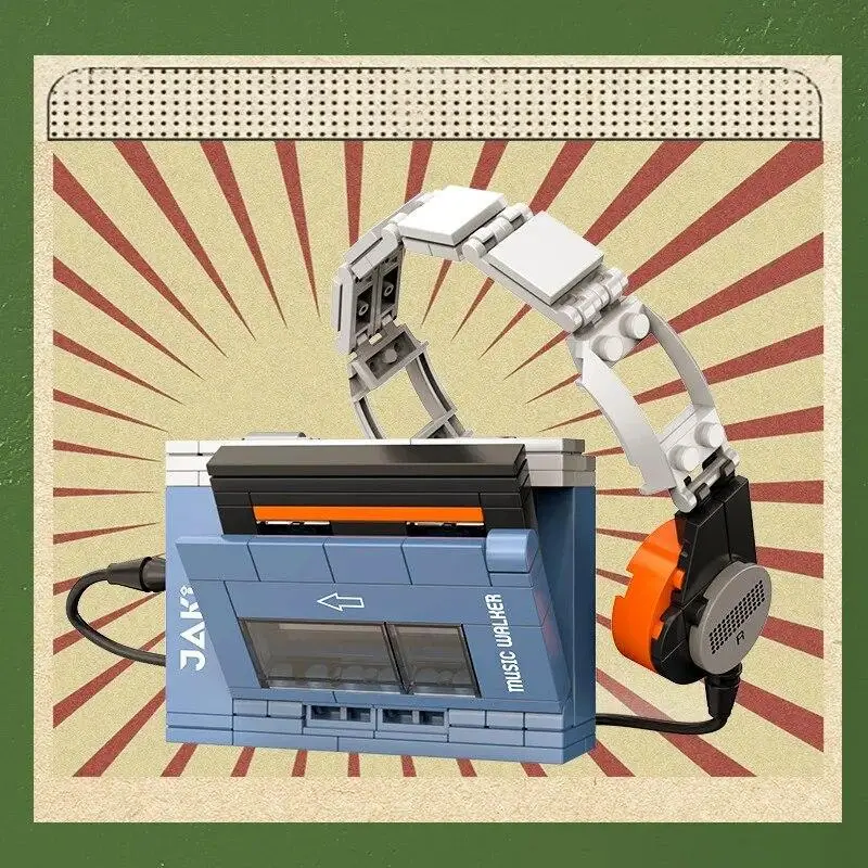 Конструктор Marvel Walkman Player DIY аудіокасета/плеєр/навушники Star-Lord 146 дет. (MK001076) - фото 3 Конструктор Marvel Walkman Player DIY аудіокасета/плеєр/навушники Star-Lord 146 дет. (MK001076) - фото 3