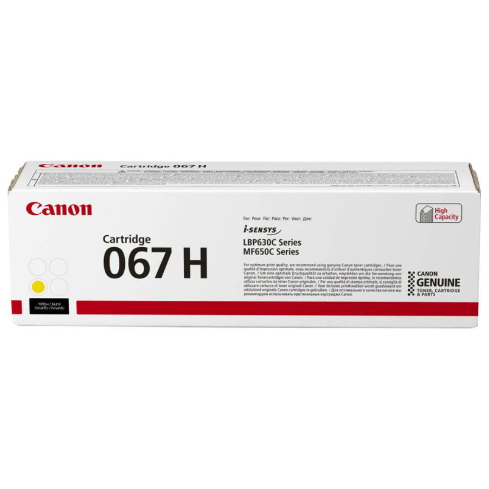 Картридж для лазерного принтера Canon Cartridge 067H Yellow (5103C002AA)