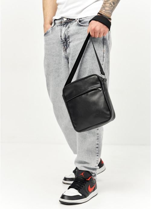 Мужская сумка-мессенджер Sambag через плечо из натуральной кожи Черный (1004019723) - фото 9 Мужская сумка-мессенджер Sambag через плечо из натуральной кожи Черный (1004019723) - фото 9