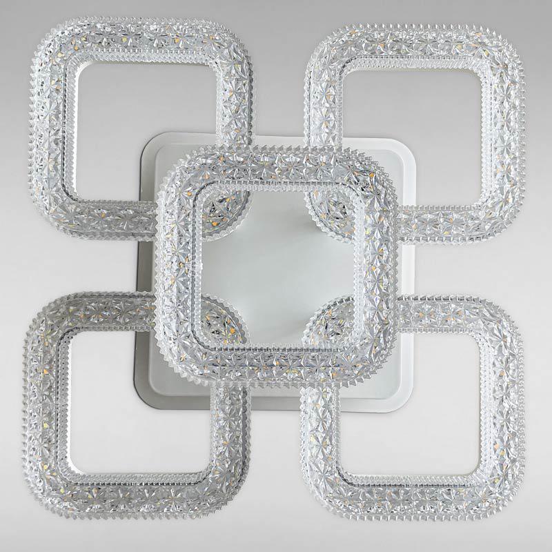 Потолочная люстра LED с подсветкой Light House SC-18201/4+1C 80W+18W 2.4G 350х350х140 мм Белый Потолочная люстра LED с подсветкой Light House SC-18201/4+1C 80W+18W 2.4G 350х350х140 мм Белый