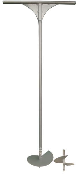 Бур ручной 1 м с насадками Ф 150/190 мм