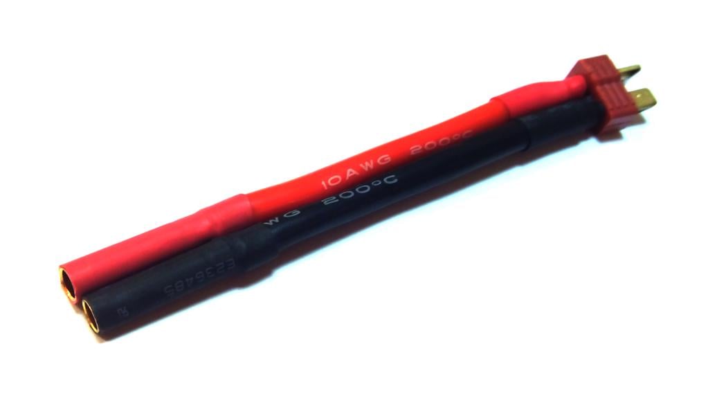 Перехідник для аккумуляторів AGA POWER T-Plug Male to Bullet Female 4 мм (55906)