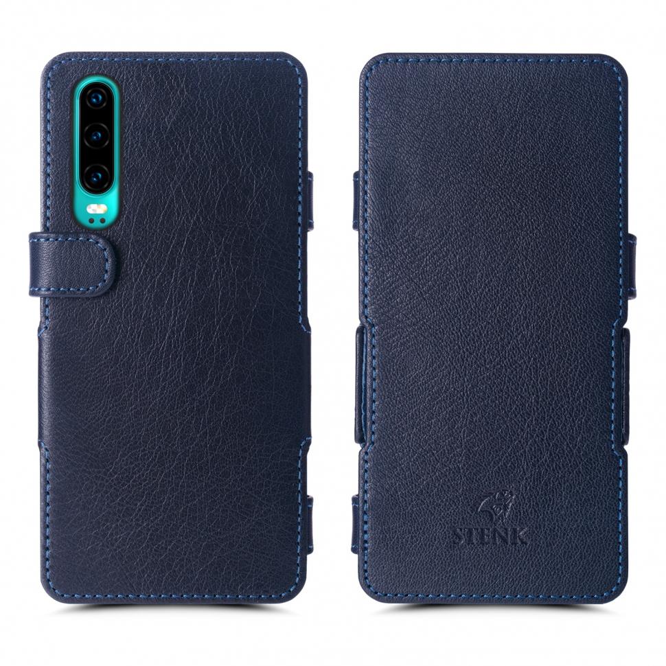 Чехол книжка Stenk Prime для Huawei P30 Синий (62667)