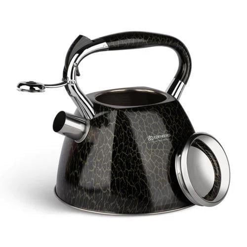 Чайник со свистком Edenberg EB-1985 с мраморным покрытием и турбо индукционным капсульным дном 3 л (EB-1985-1)